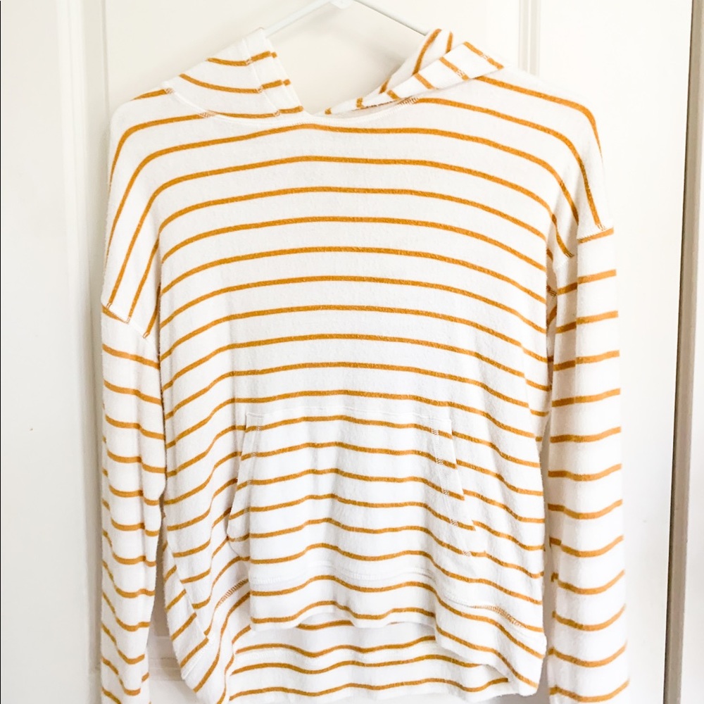 American Eagle Striped Hoodie